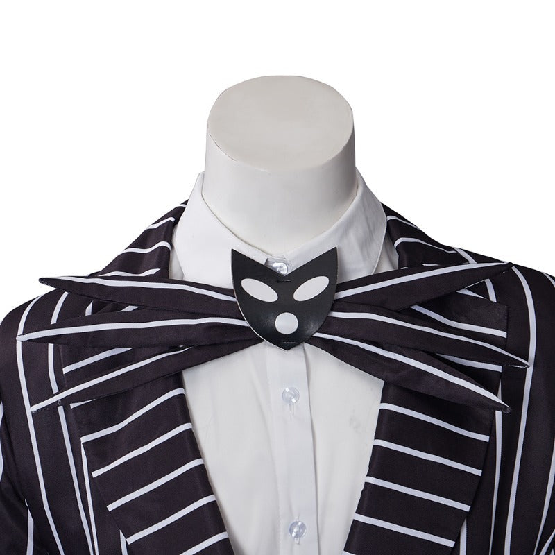 Disfraz de Jack Skellington para Halloween: elegante conjunto de chaqueta y pantalones para Halloween