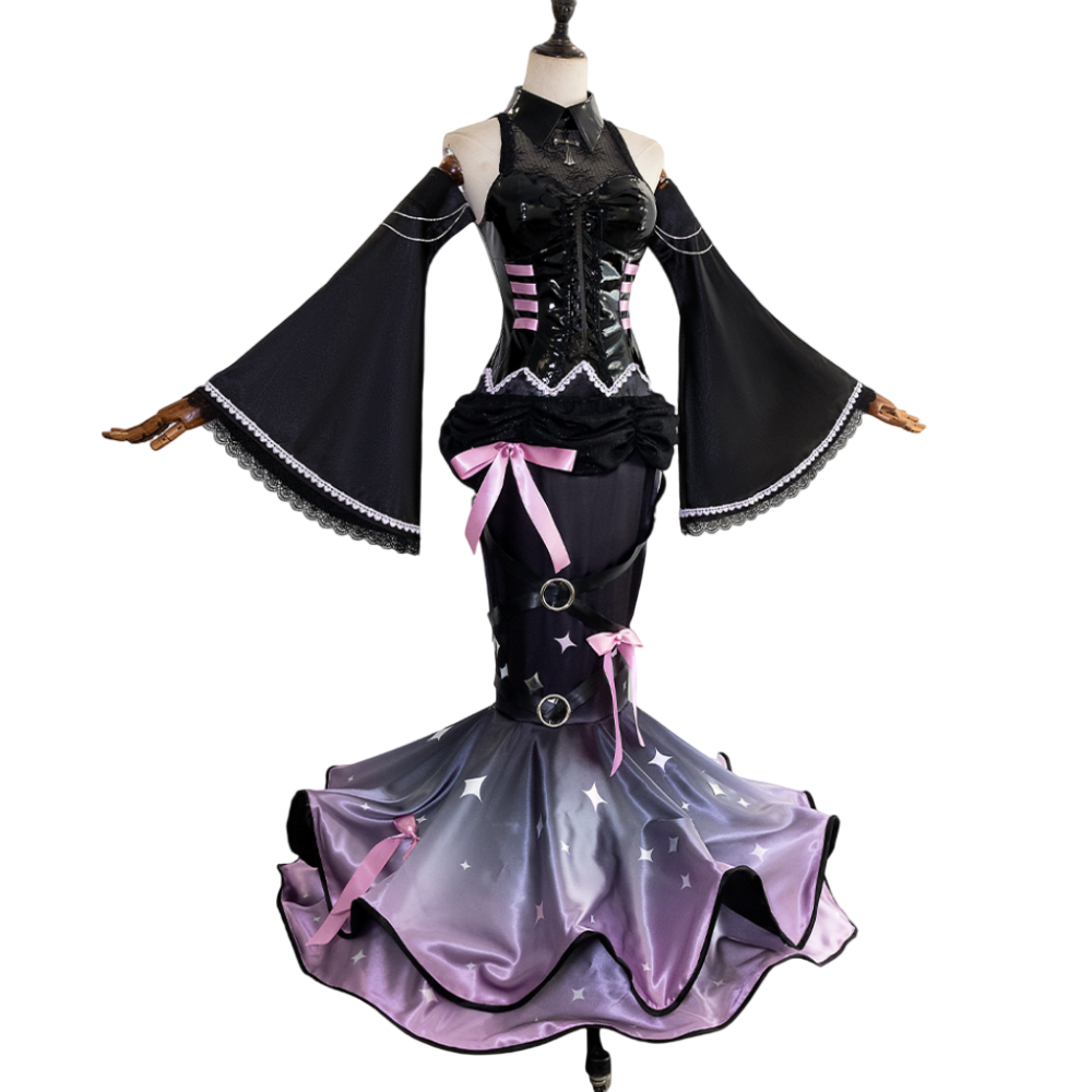 Disfraces de Cosplay de la serie Halloweez Hatsune Miku y Luka Megurine Raccoon
