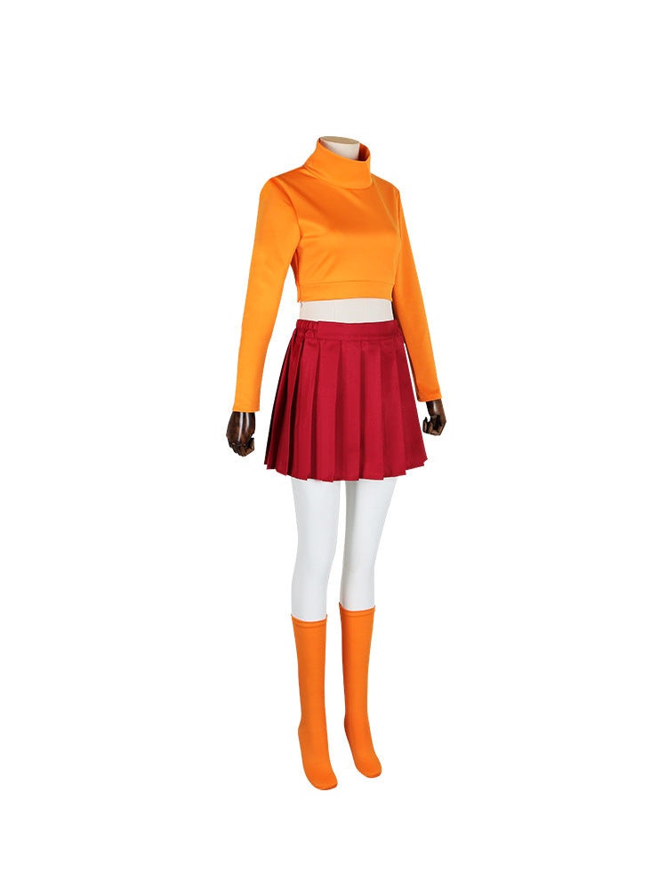Scooby-Doo Velma Cosplay Costume - Authentic Role Performance Outfit - Halloweez