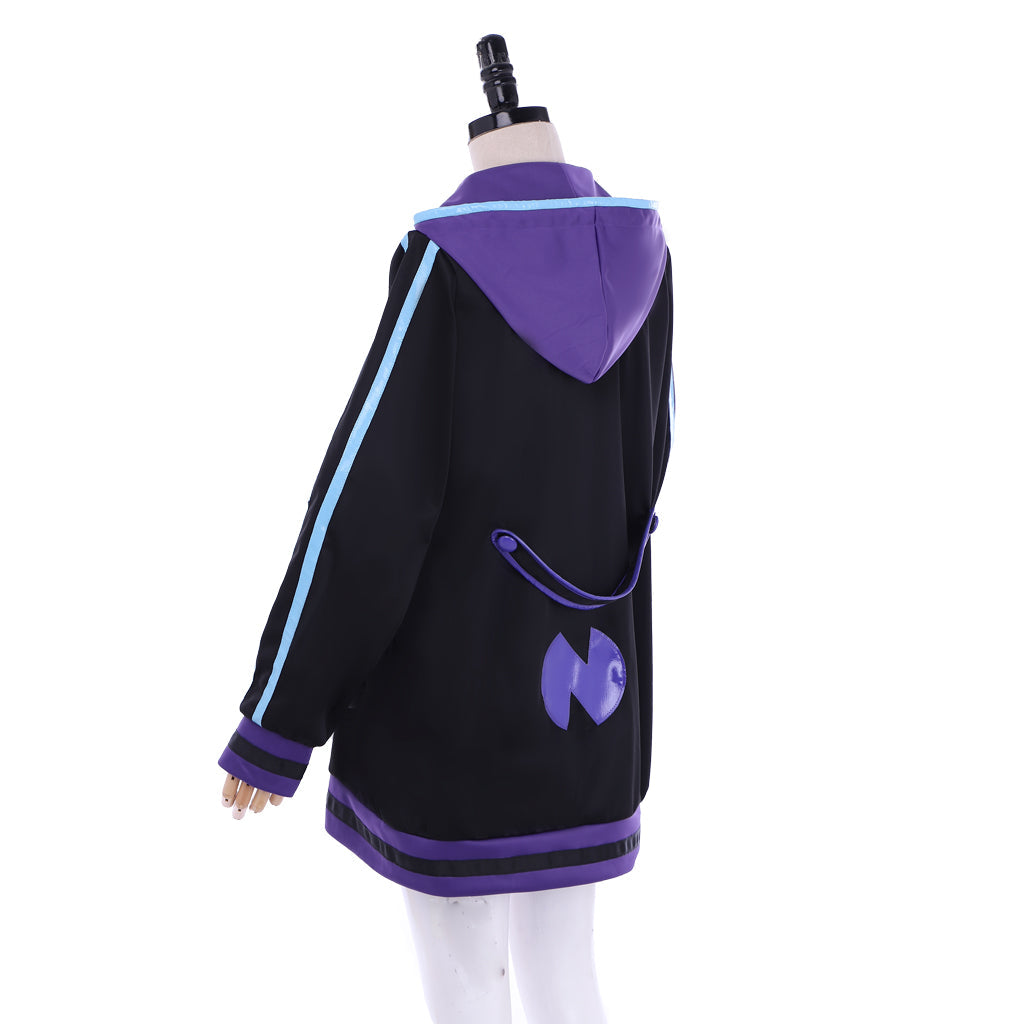 Halloweez Purple Heart Hoodie Cosplay Costume - Inspired by Hyperdimension Neptunia