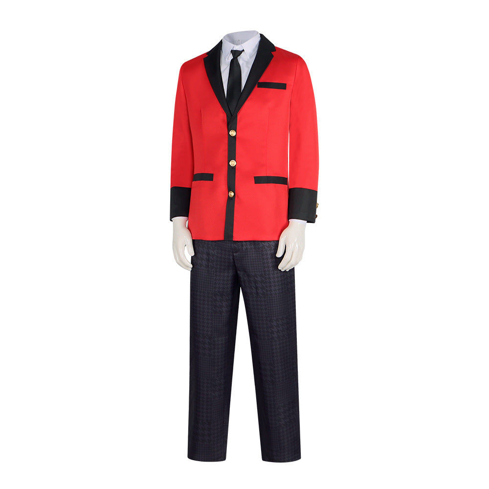 Kakegurui Suzui Ryouta and Manyuda Kaede Cosplay Costume DK Uniform Anime Role Play