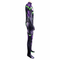 Marvel Spider-Man Miles Morales Purple Reign Suit - Agatha the Witch Cosplay Costume - Halloweez