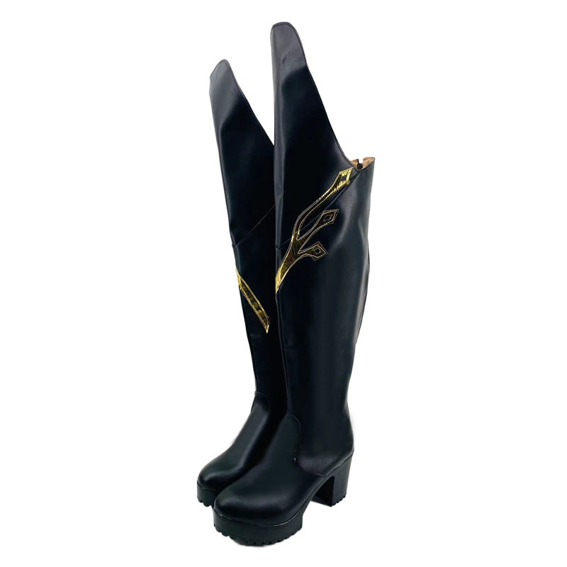 Bishop Ein Cosplay Shoes from Time Traveler: The Painter - Perfect for Anime Conventions and Performances - Halloweez