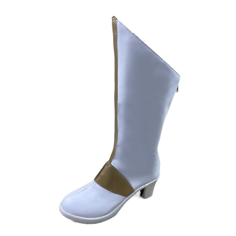 2153 Mobile Suit Gundam SEED Lacus Clyne Cosplay Shoes for Anime Conventions and Performances - Halloweez