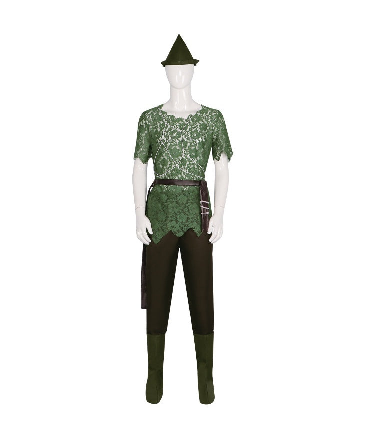Peter Pan Cosplay Costume - Authentic Peter Pan Outfit for Halloween and Stage Performances - Halloweez