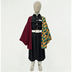 Demon Slayer Giyuu Tomioka Kids Cosplay Costume, Custom Made for Halloween