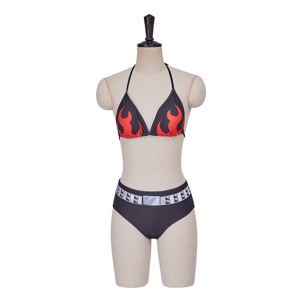 Tengen Toppa Gurren Lagann Yoko Littner Bikini Cosplay Swimsuit Two-Piece Set - Halloweez