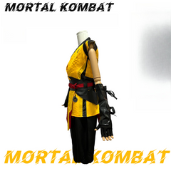 Mortal Kombat Scorpion Cosplay Costume Men Halloween Role Play Outfit - Halloweez