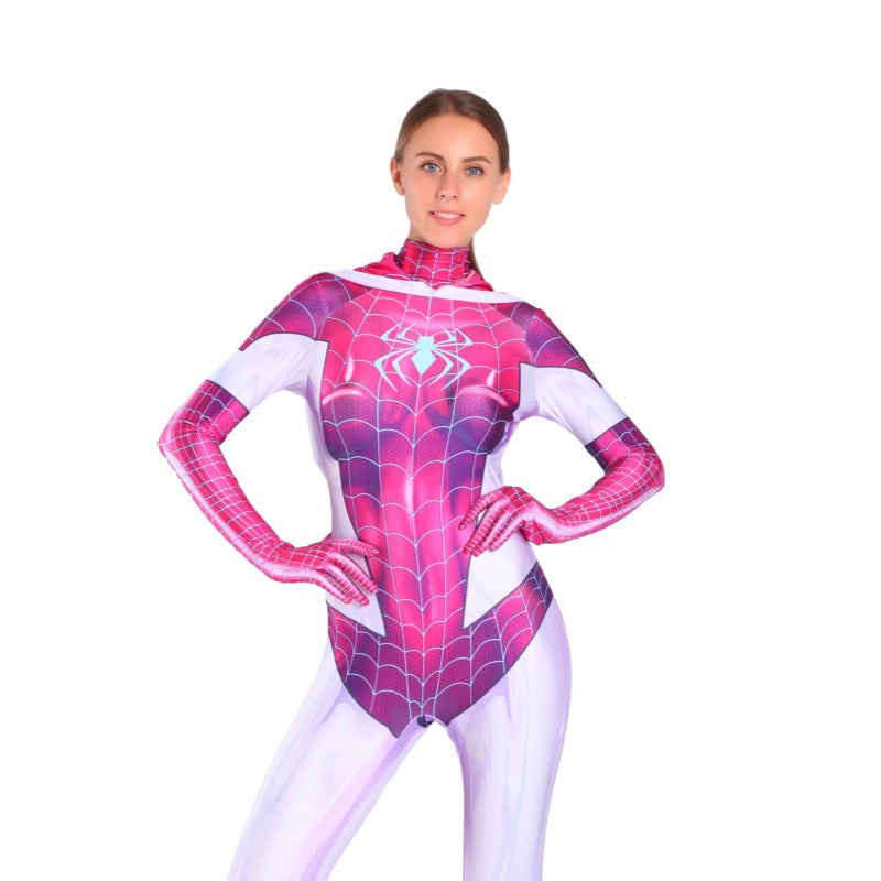 Spider-Gwen Cosplay Costume for Kids and Adults - Halloween Performance Suit - Halloweez