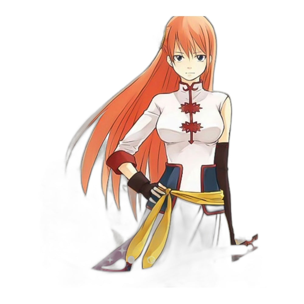 Gintama Final Chapter Eternal Yorozuya Future Kagura Slit Cheongsam 2D Cosplay Costume - Halloweez