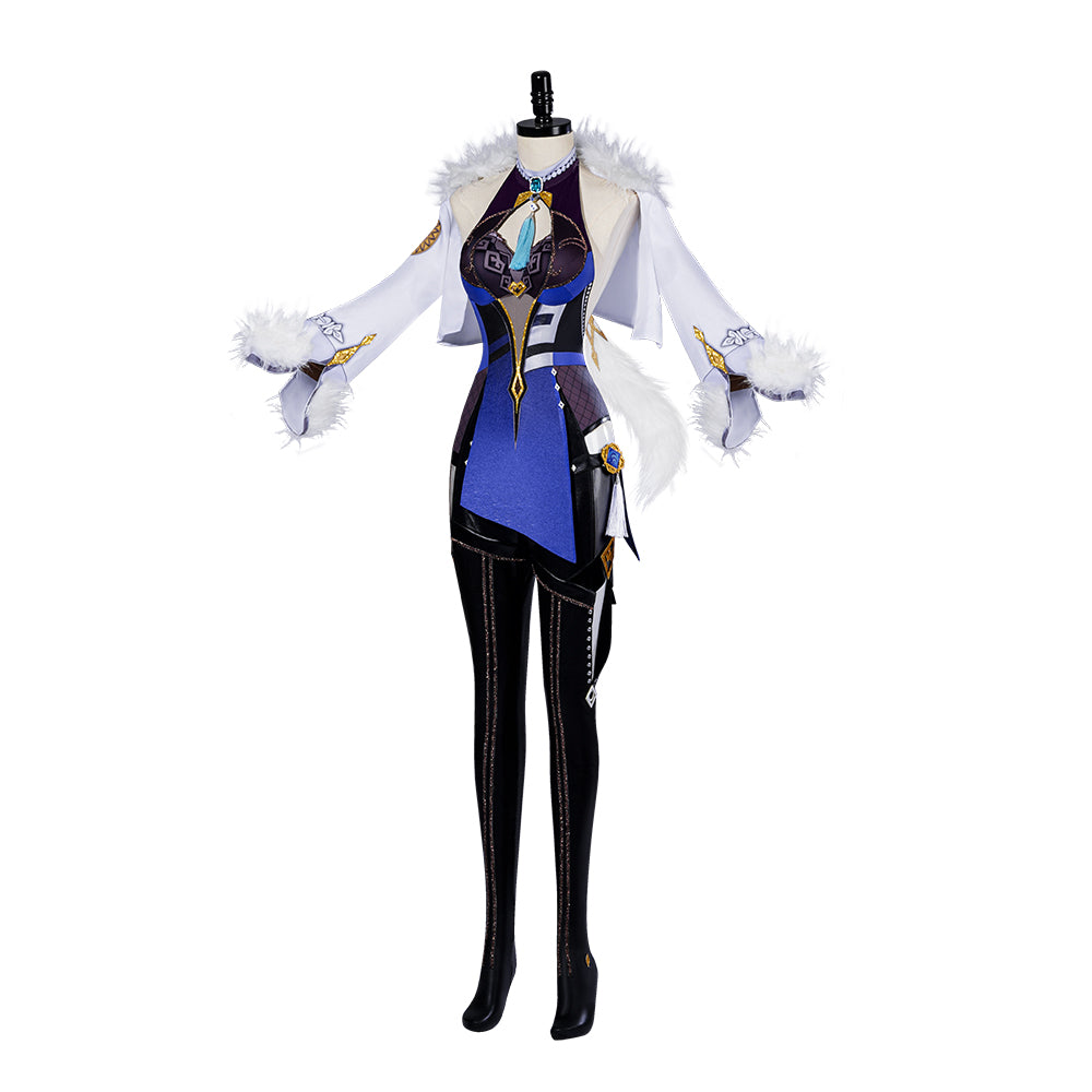 Halloweez Yelan Cosplay Costume - Valley Orchid, Rick Inspired Outfit