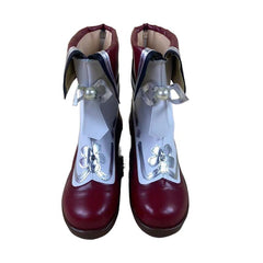 Genshin Impact Hu Tao Cosplay Shoes for Anime Expo Performance - Halloweez