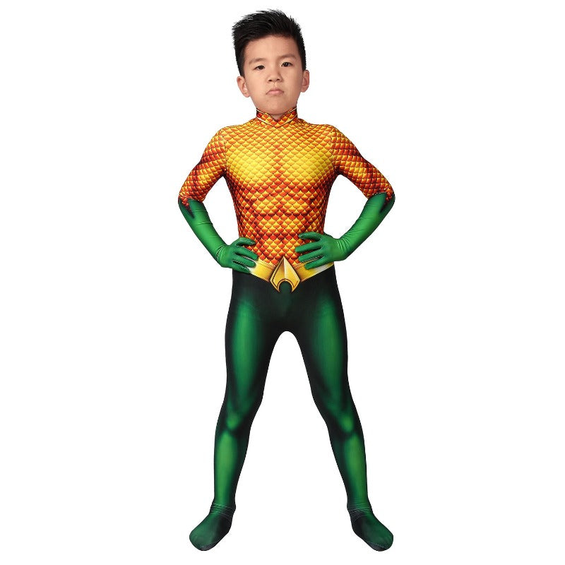 Kids Aquaman Arthur Curry Cosplay Costume by Halloweez