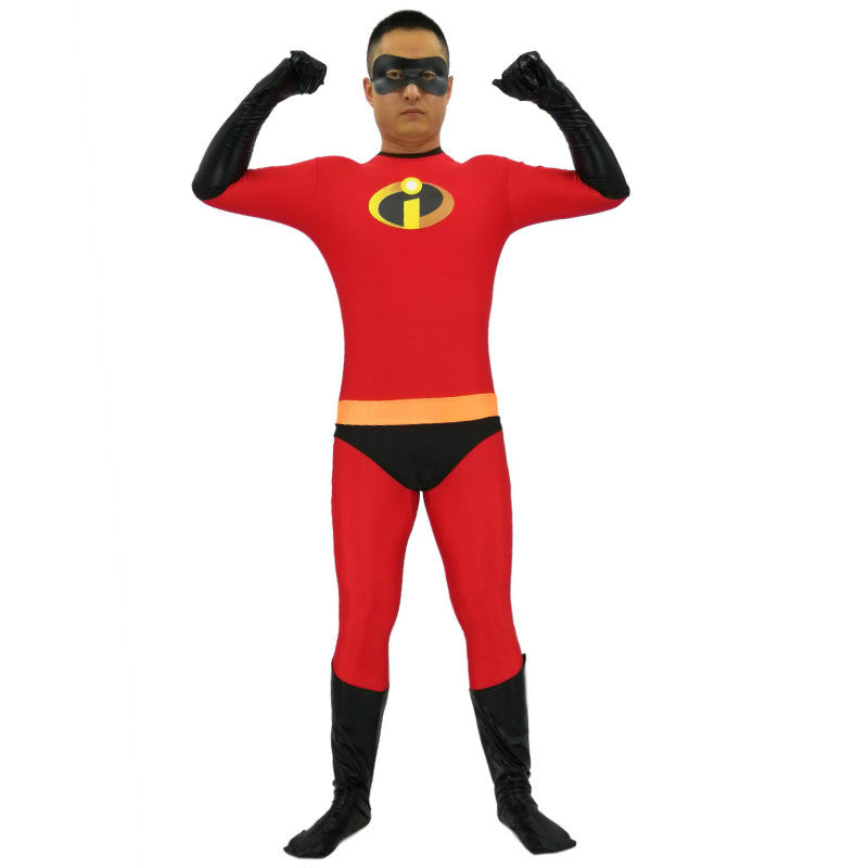 The Incredibles Elastigirl Cosplay Costume Family Halloween Outfit Stretchy Superhero Suit - Halloweez