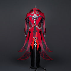 Delve into the Night with the Diluc Crimson Evening Cosplay Costume - Genshin Impact - Coscosmos