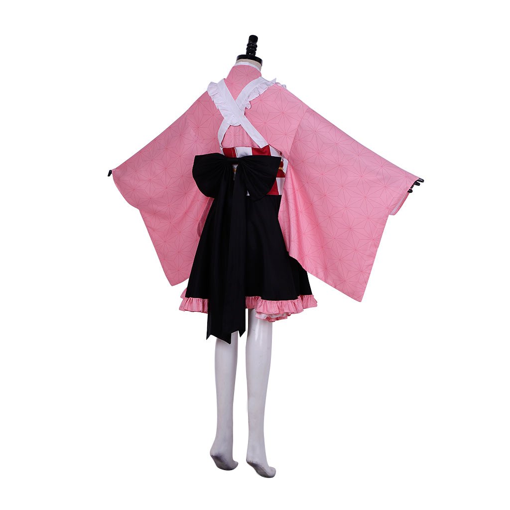 Demon Slayer Kamado Nezuko Maid Cosplay Costume | Anime - Inspired Fancy Dress - Coscosmos