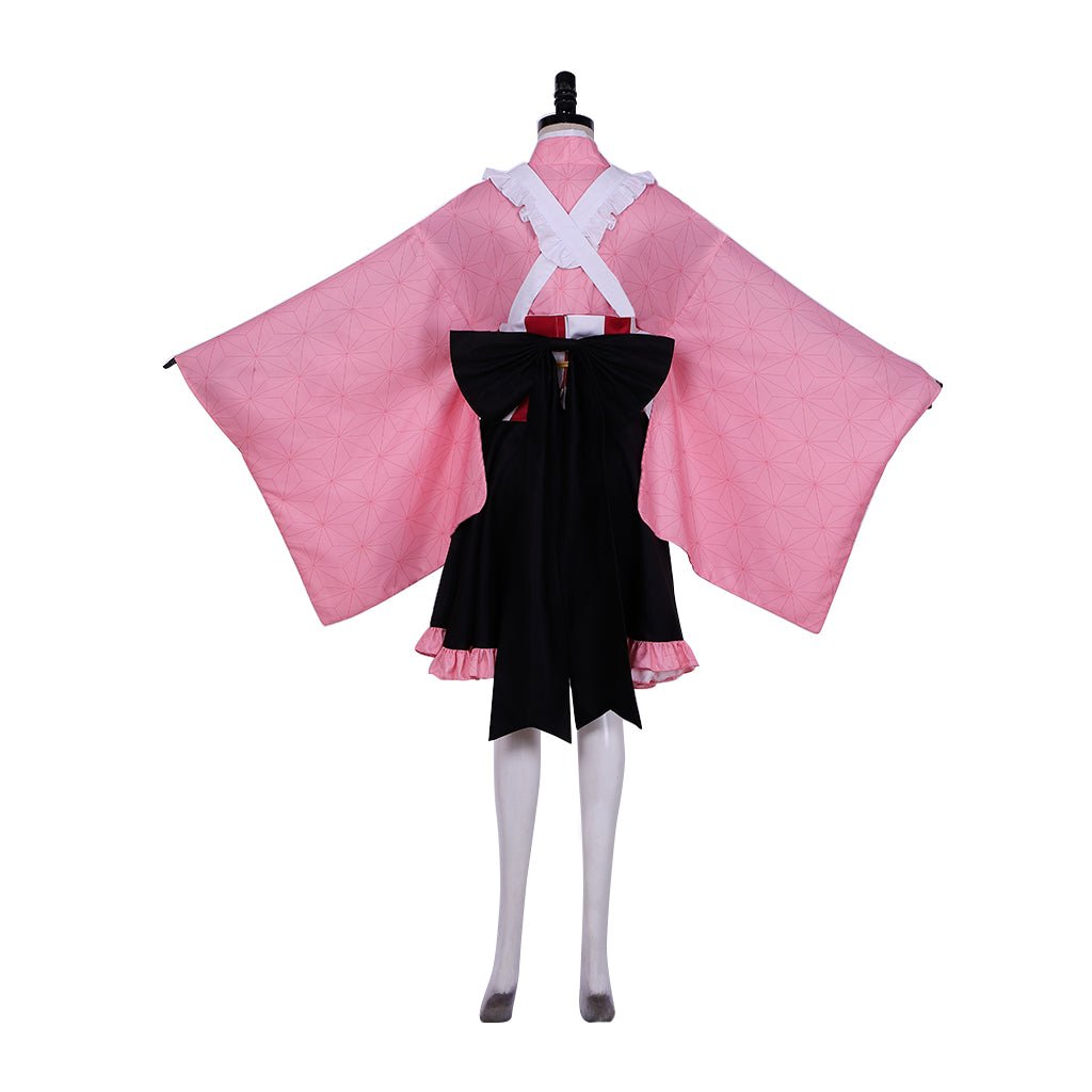 Demon Slayer Kamado Nezuko Maid Cosplay Costume | Anime - Inspired Fancy Dress - Coscosmos