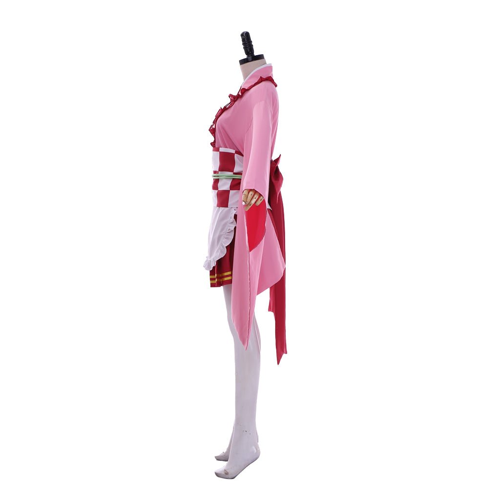 Demon Slayer Kanroji Mitsuri Cosplay Costume - Japanese Kimono Lolita Dress - Coscosmos