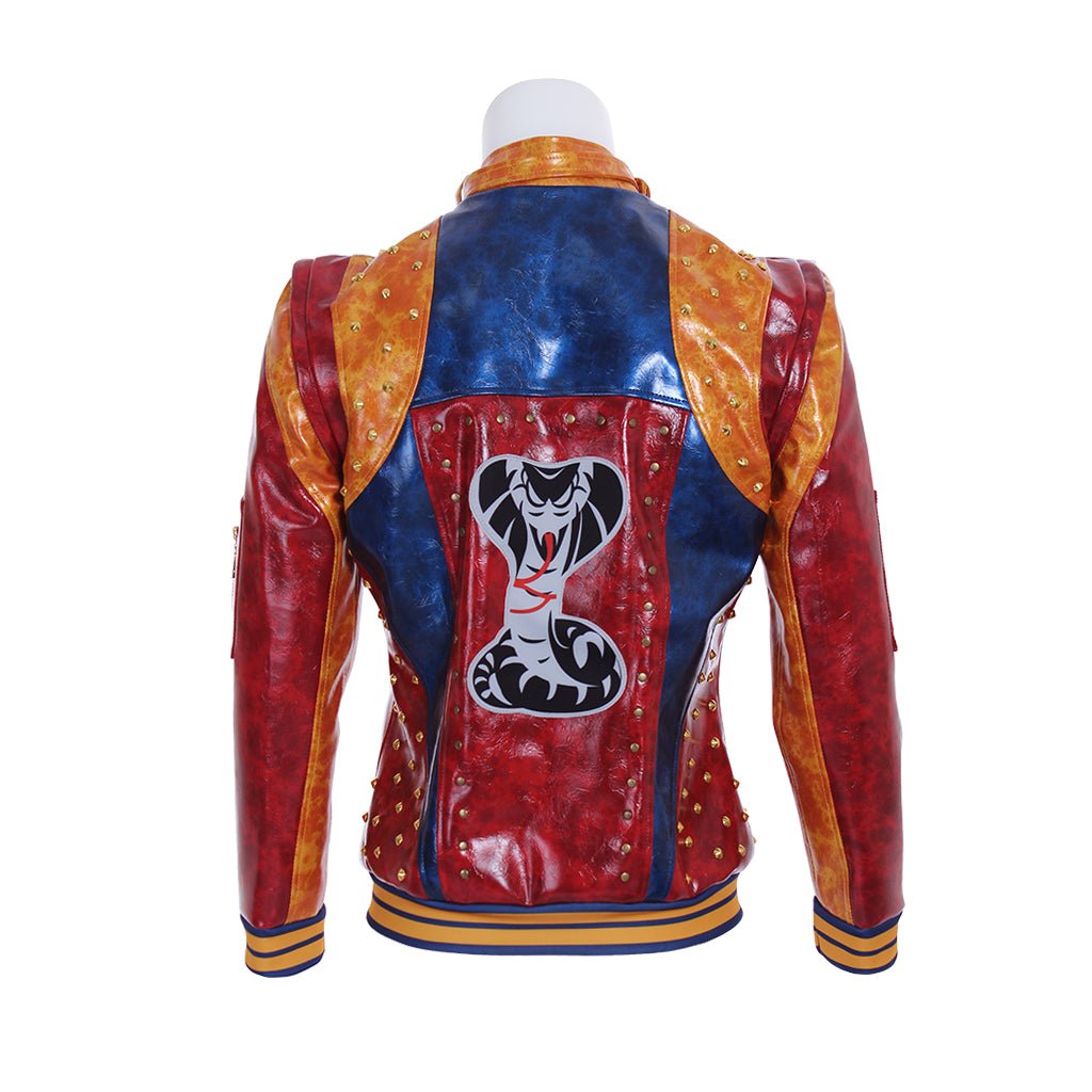 Halloweez Descendants 2 Cosplay Costume - Men and Kids Punk Leather Jacket with Studded Coat - Halloweez