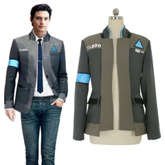 Detroit: Become Human Connor RK800 Cosplay Costume Full Set Adult Men Workwear Suit - Coscosmos