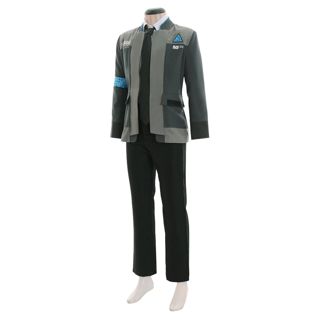 Detroit: Become Human Connor RK800 Cosplay Costume | Full Set Jacket, Shirt, Tie - Coscosmos