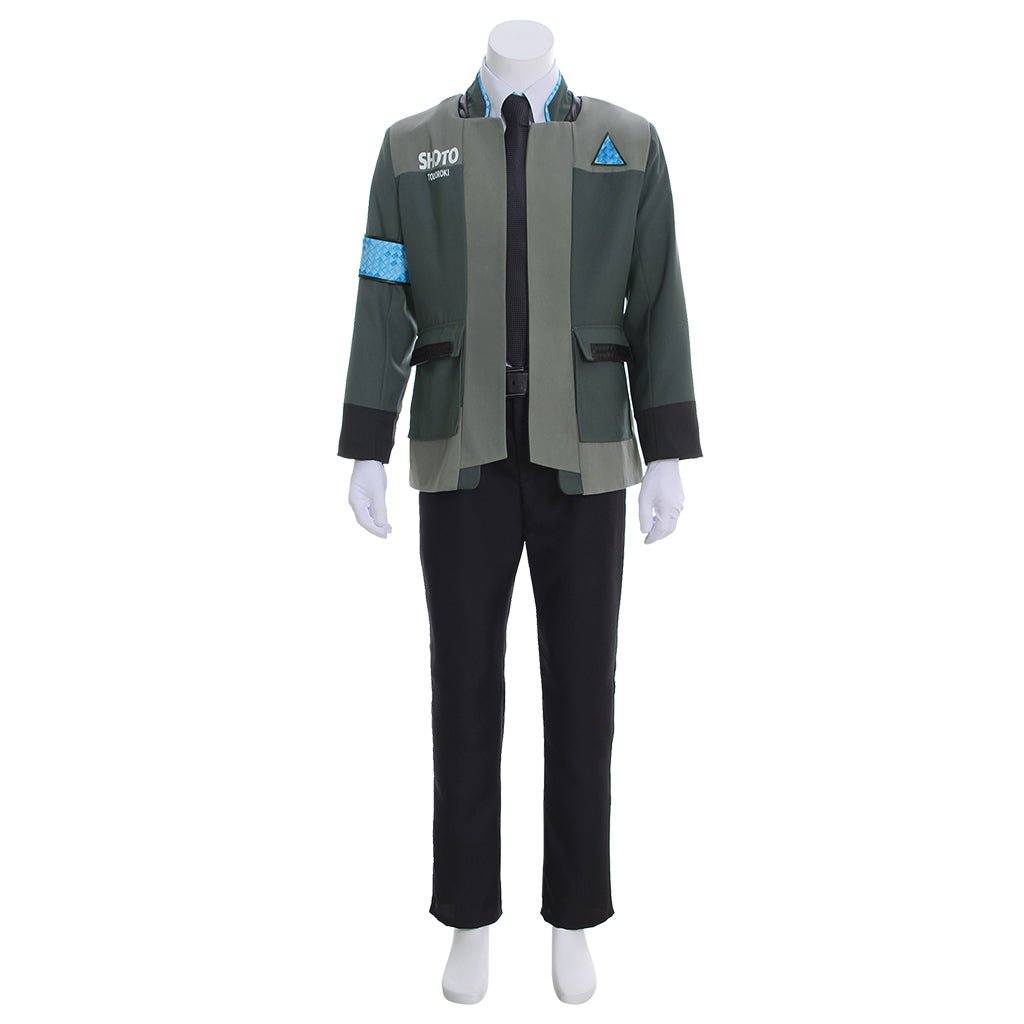 Detroit: Become Human Connor RK800 Cosplay Costume | Full Set Uniform for Adult Men - Coscosmos