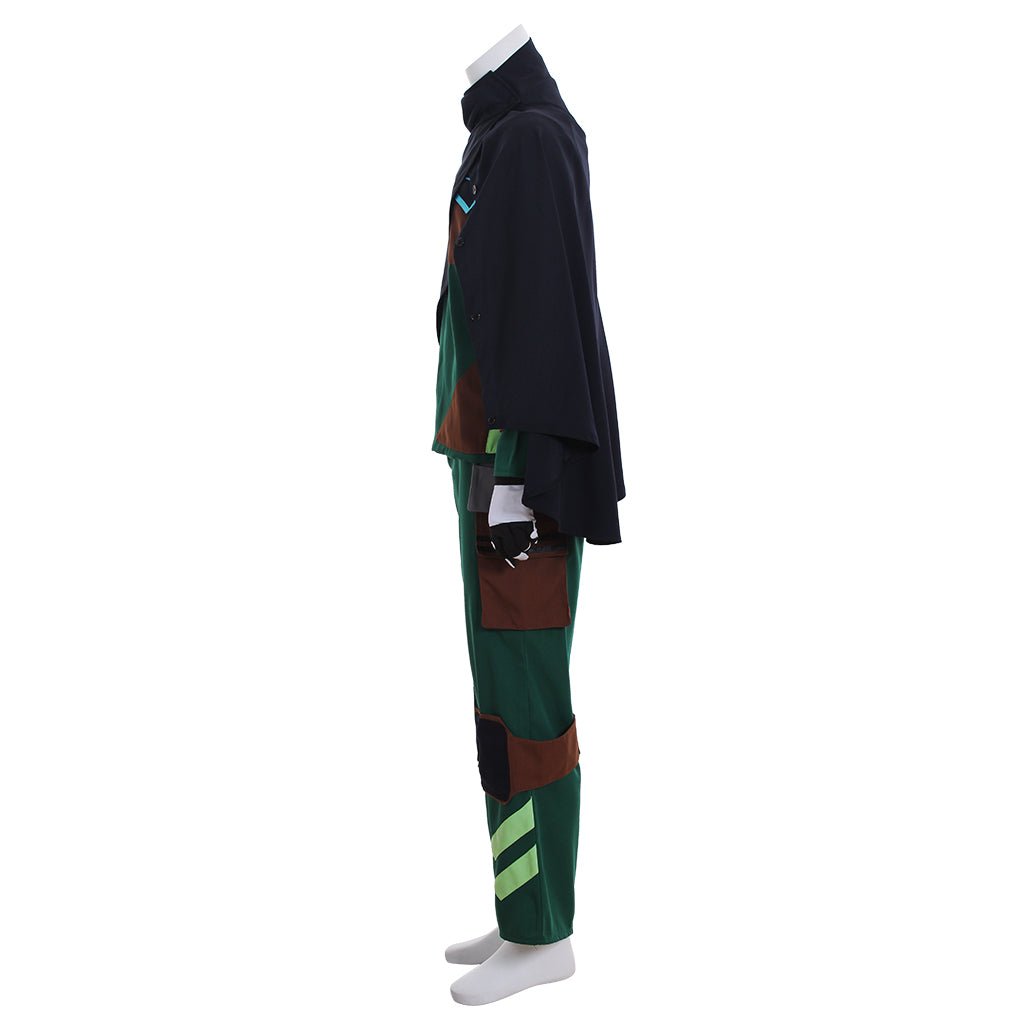 Detroit: Become Human Ralph Cosplay Costume Green Uniform for Adult Men | Full Set - Coscosmos