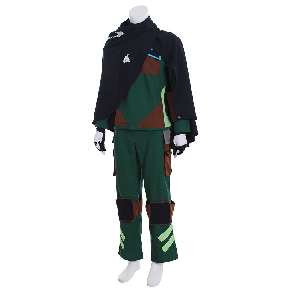 Detroit: Become Human Ralph Cosplay Costume Green Uniform for Adult Men | Full Set - Coscosmos