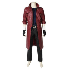 Devil May Cry 5 Dante Cosplay Costume Halloween Outfit with Shoes - Coscomos - Coscosmos