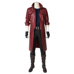 Devil May Cry 5 Dante Cosplay Costume Halloween Outfit with Shoes - Coscomos - Coscosmos