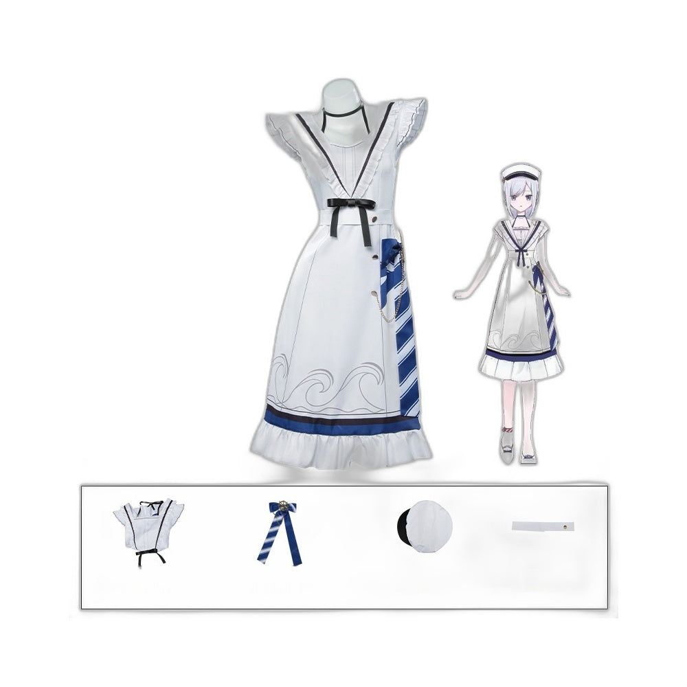 Project Sekai Yoisaki Kanade Navy Style Halloween Anime Cosplay Costume - Halloweez