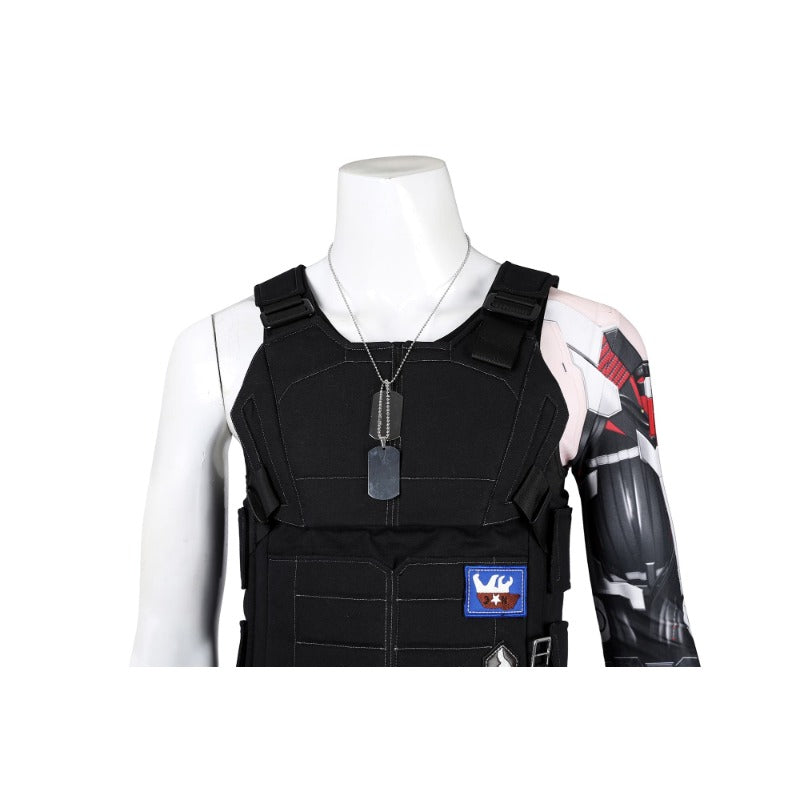Halloweez Johnny Silverhand Cosplay Vest - Sleeveless Halloween Party Costume
