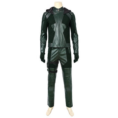 Costume de cosplay de la saison 8 d'Oliver Queen - Costume final de Green Arrow pour Halloween