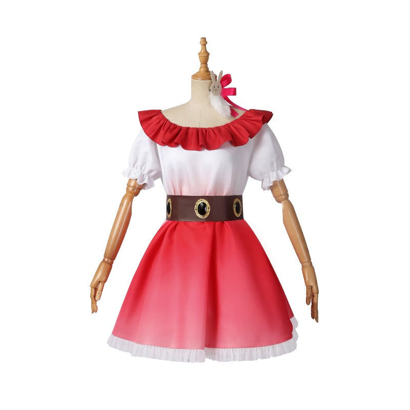 Halloweez Hoshino Ai Cosplay Costume - Complete Set with Skirt and Headwear