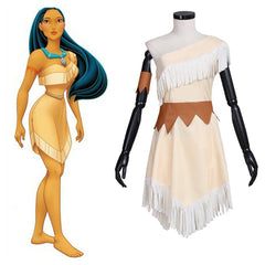 Disney Pocahontas Cosplay Costume | Elegant Pocahontas Dress for Halloween & Cosplay Events - Coscosmos