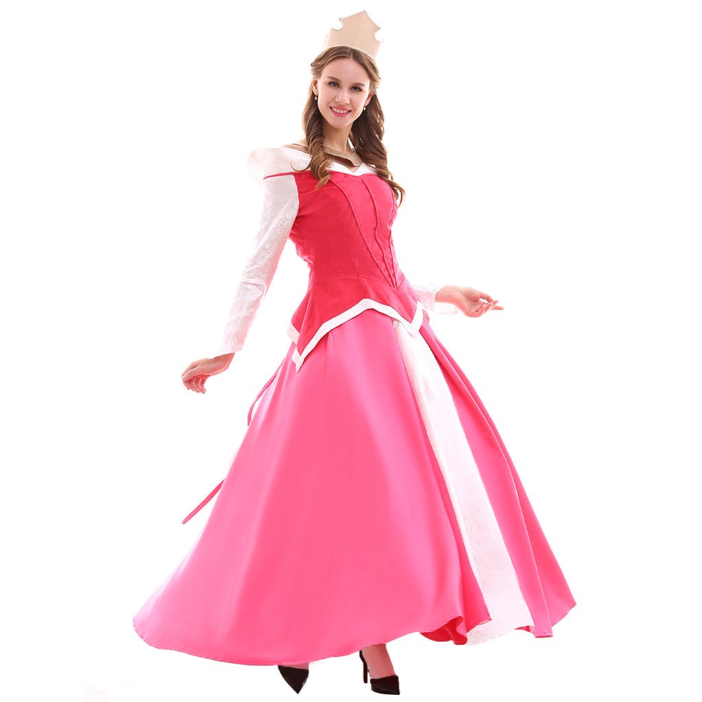 Disney Sleeping Beauty Princess and Prince Cosplay Costume Series | Aurora & Prince Phillip Couple Outfits - Coscosmos