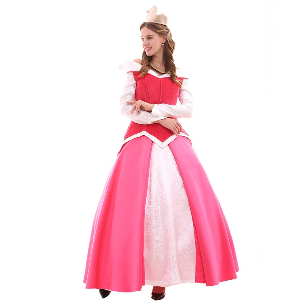 Disney Sleeping Beauty Princess and Prince Cosplay Costume Series | Aurora & Prince Phillip Couple Outfits - Coscosmos