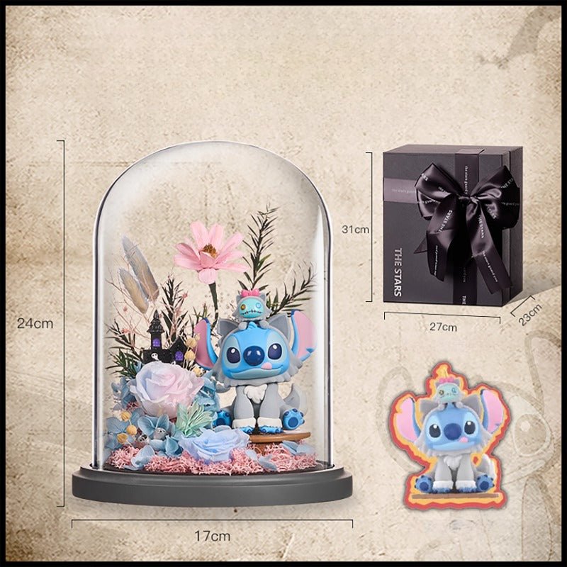 Disney's Stitch Eternal Flower Bouquet - A Magical Christmas Gift for Girls and Kids - Coscosmos