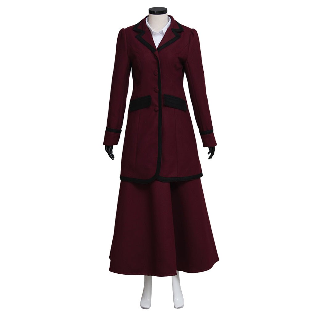 Doctor Who 8th Missy Mistress Cosplay Costume - Made Ladies Top, Skirt, and Shirt Set | Coscomos - Coscosmos