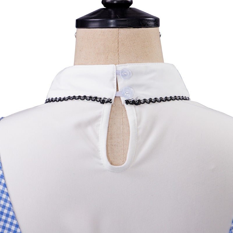 Dorothy Costume for Women - Blue Gingham Two - Piece Cosplay Outfit - Coscosmos