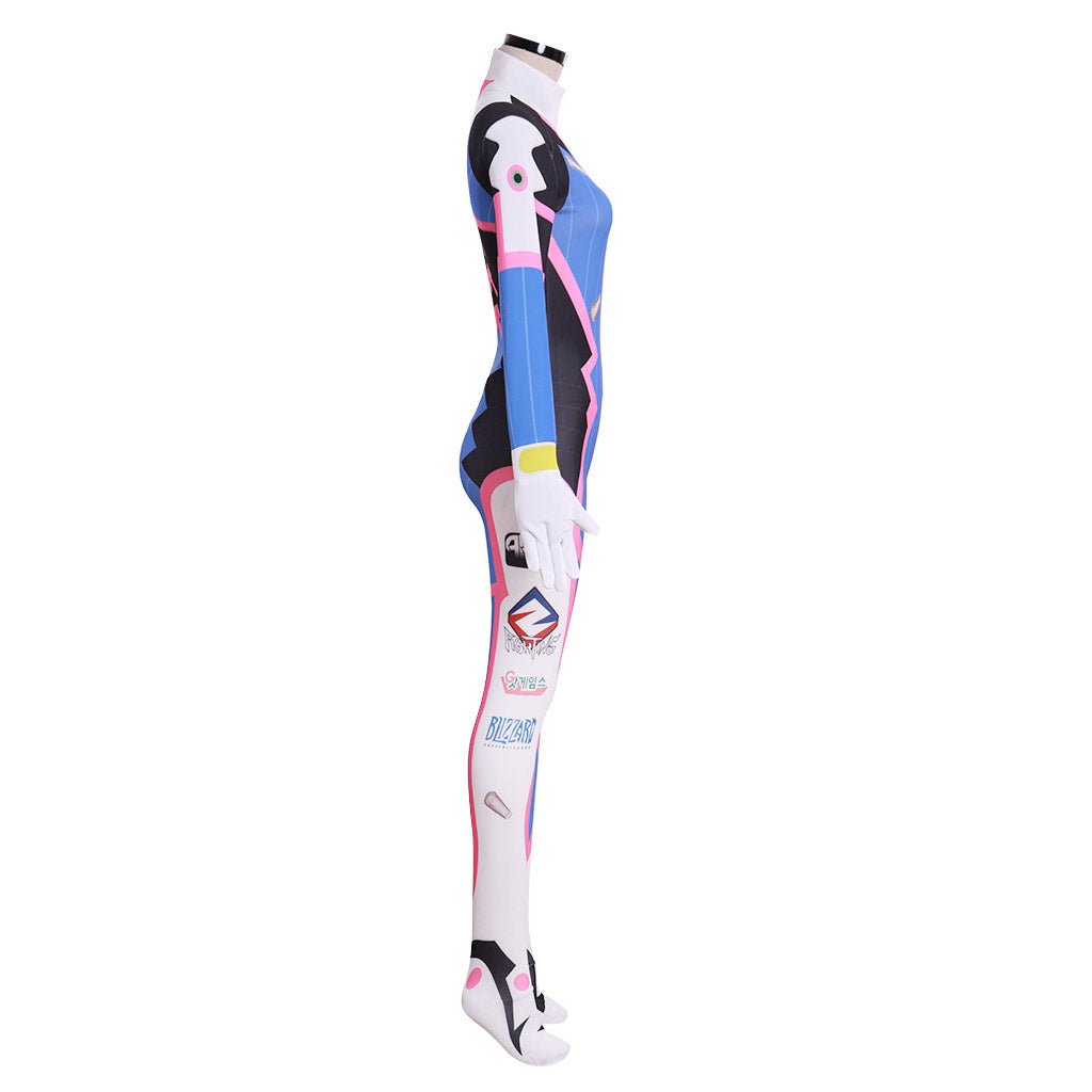 D.Va Overwatch Cosplay Costume Superhero Zentai Suit for Gamers and Cosplay Fans - Coscosmos