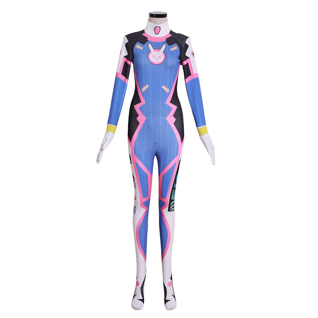 D.Va Overwatch Cosplay Costume Superhero Zentai Suit for Gamers and Cosplay Fans - Coscosmos