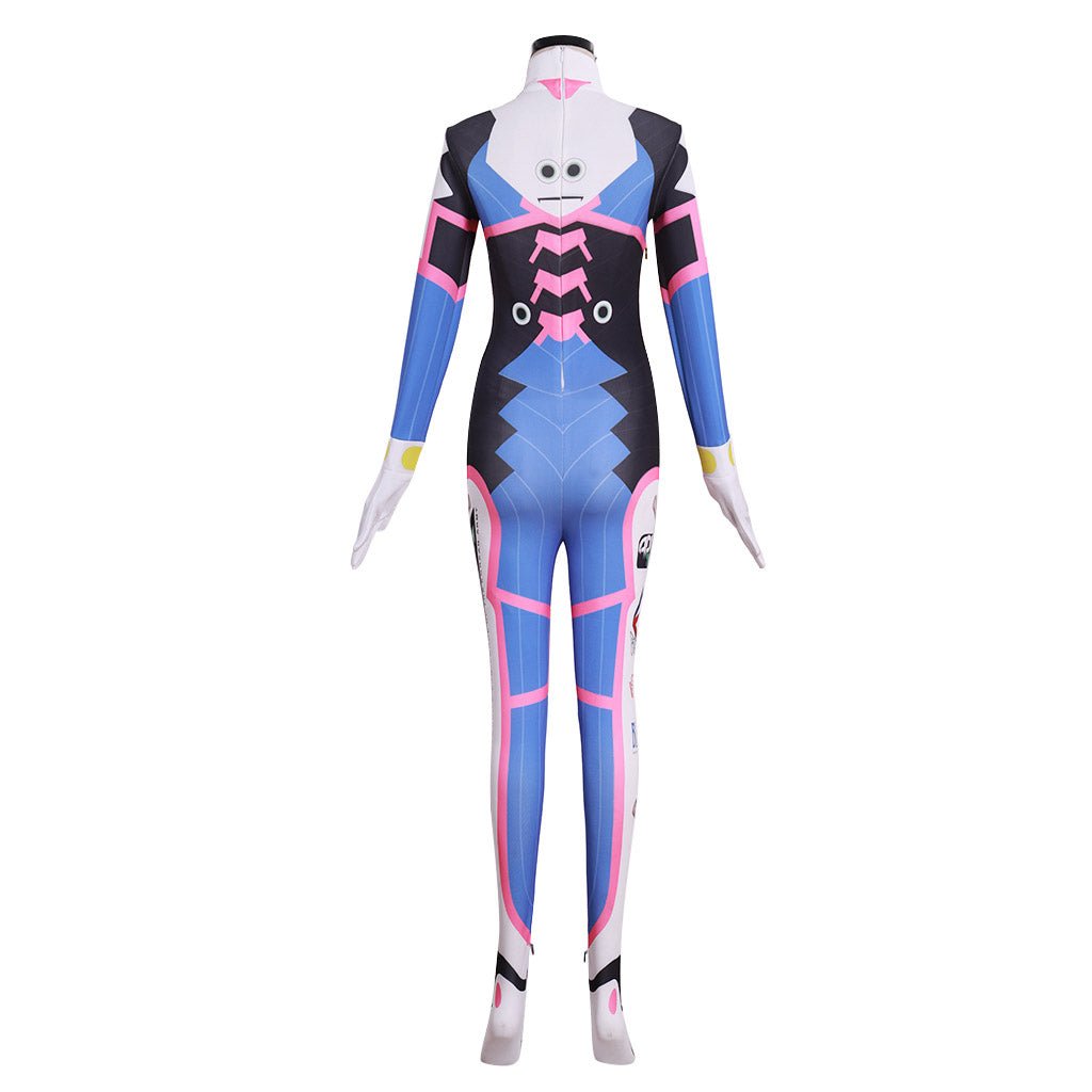 D.Va Overwatch Cosplay Costume Superhero Zentai Suit for Gamers and Cosplay Fans - Coscosmos