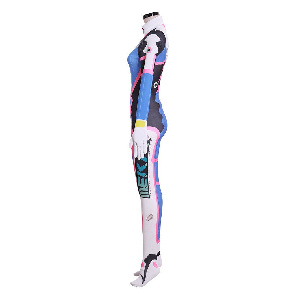 D.Va Overwatch Cosplay Costume Superhero Zentai Suit for Gamers and Cosplay Fans - Coscosmos