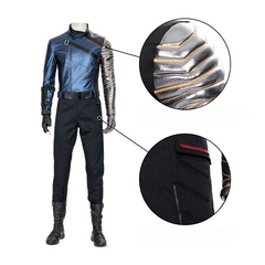 Bucky Barnes Winter Soldier Cosplay Costume,Custom Size for Halloween & Comic‑Con