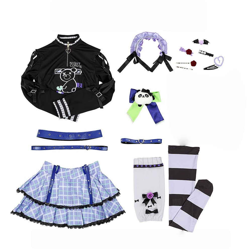 Sekai Project Higashikumo Ena Anime Costume Full Set Free Shipping 2D Cake Short Skirt Women's Outfit - Halloweez