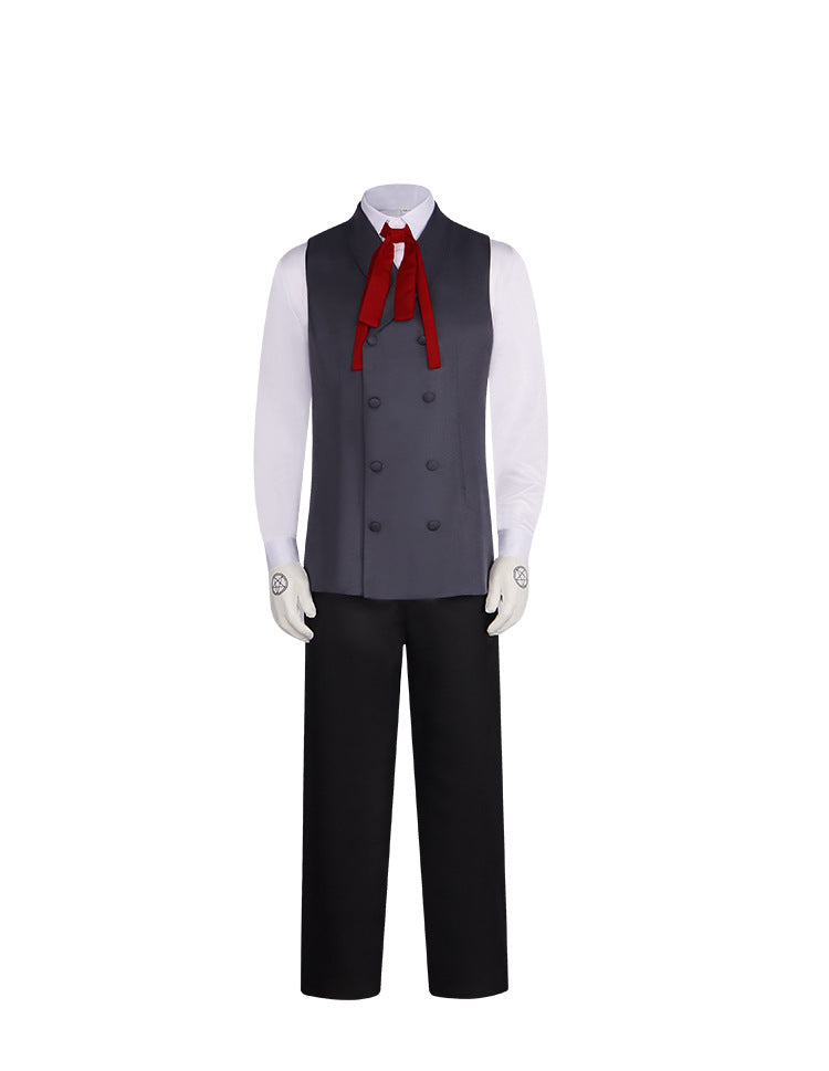 Herushingu Hellsing Alucard Cosplay Costume - Royal Order of Protestant Knights Anime Outfit - Halloweez
