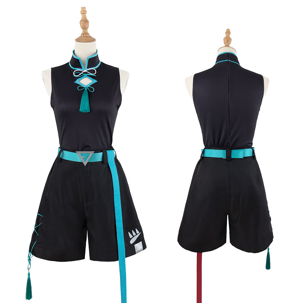VTuber Ryuu Shen Cosplay Costume for Anime Fans - Green Fairy Outfit - Halloweez