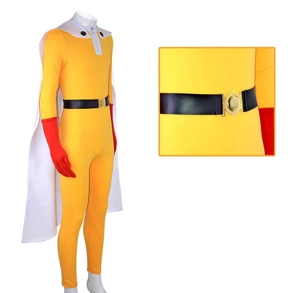 One Punch Man Cosplay Costume Saitama Tatsumaki Fubuki Battle Suit Anime Cosplay Outfit - Halloweez