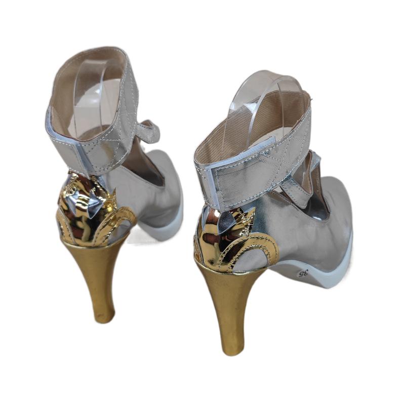 2054 Wuthering Waves Jinxi Cosplay Shoes and Dress Set for Anime Conventions - Halloweez